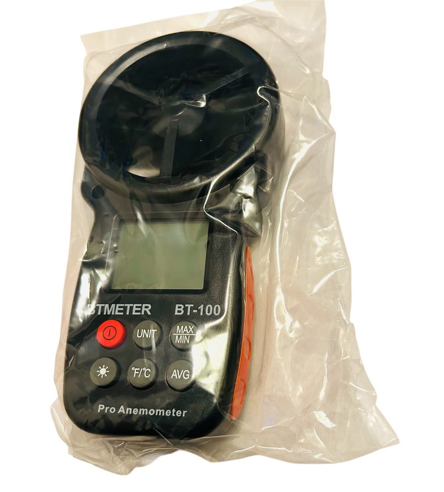 Digital Anemometer ( BT-100 ) Wind Speed Range/ Temperature Range- Brand New