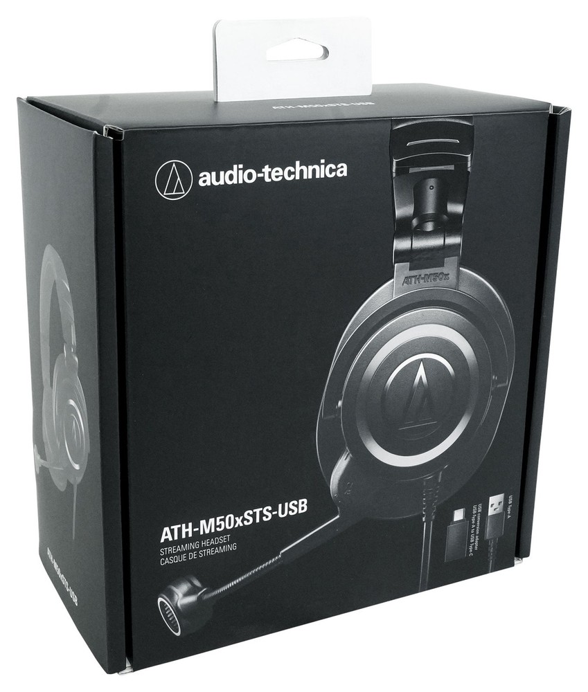 Audio Technica ATH-M50XSTS-USB StreamSet USB Headset+Mic 4 Gaming/Streaming+Bag