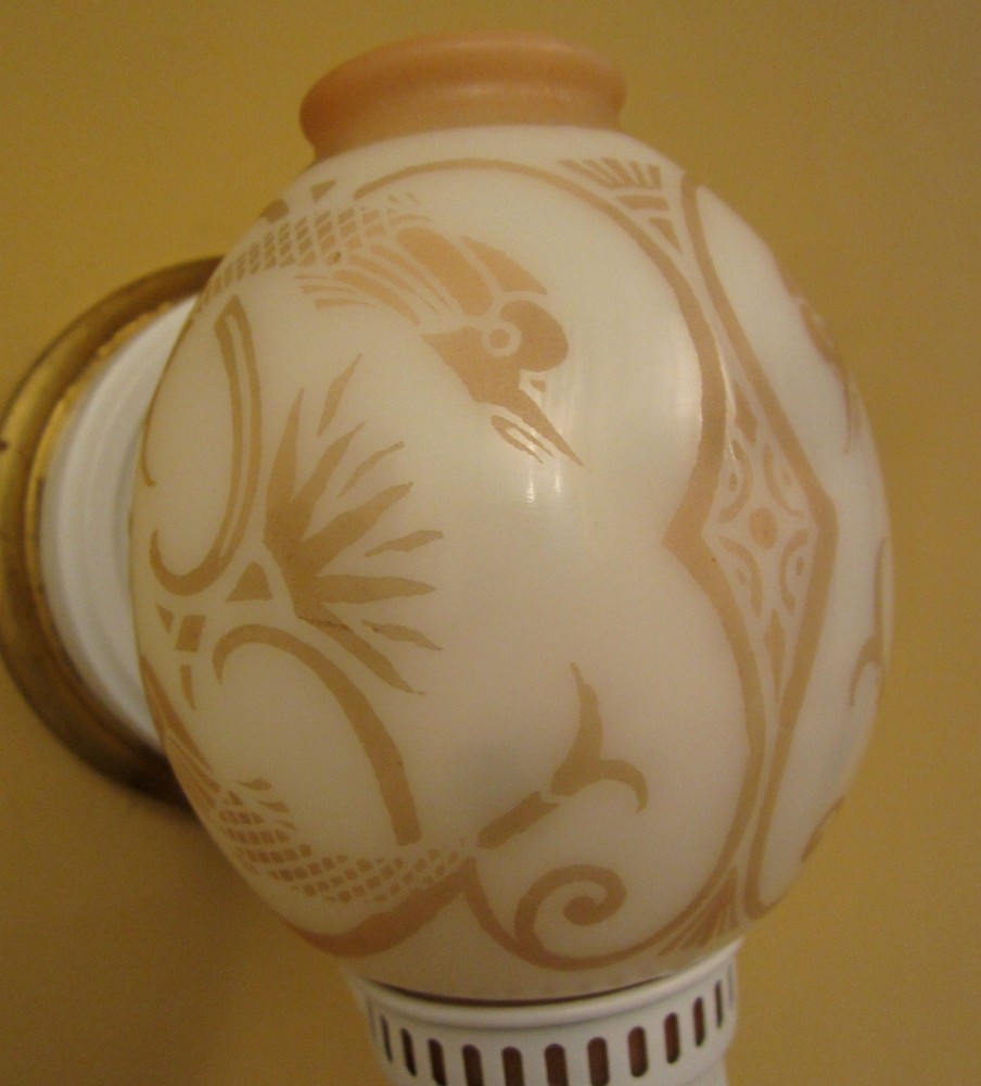 Vintage Lighting pair 1930s Lightolier sconces