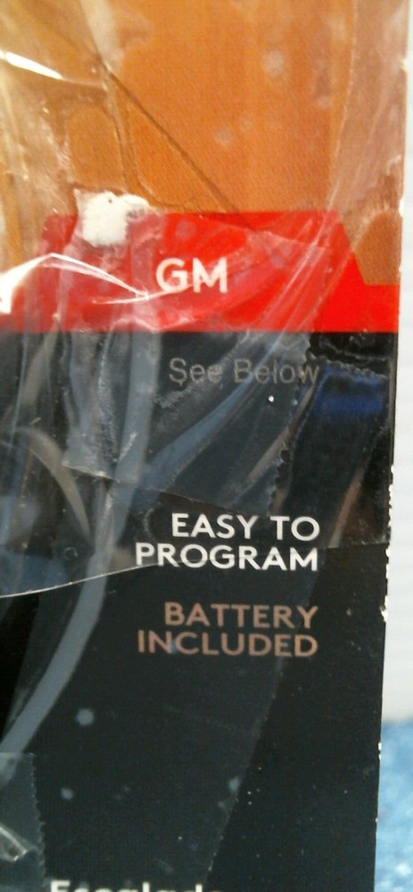 Duracell Full Function Remote For GM Vehicles (GM002D) FS