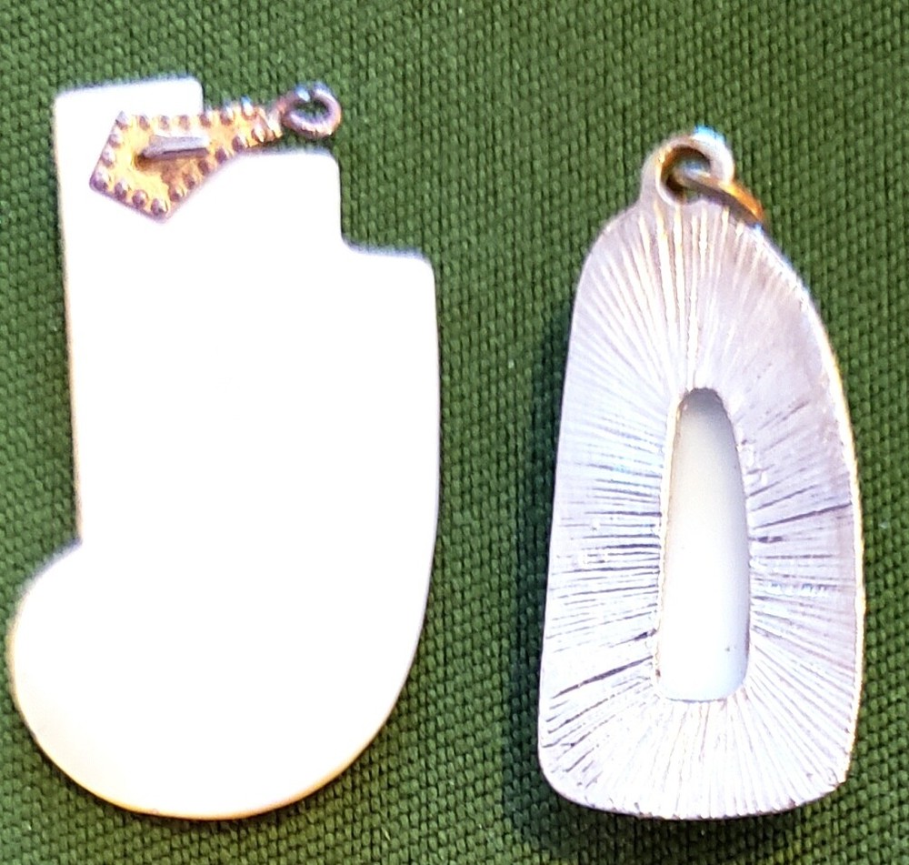 Unique Pair of Small Pendants
