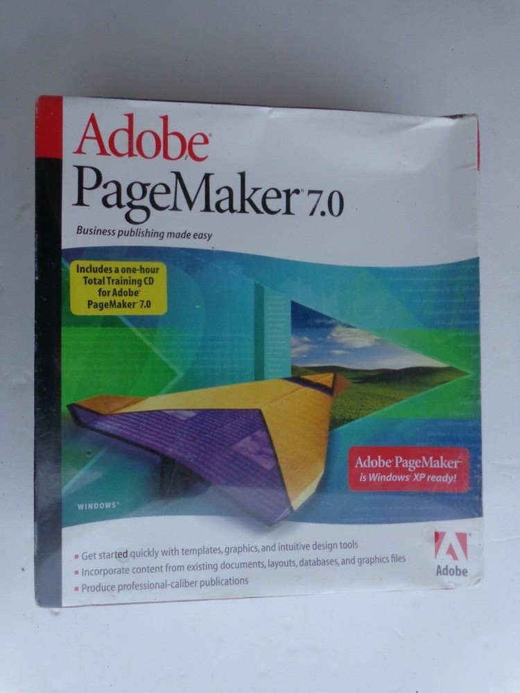 Adobe PageMaker 7.0 (Retail) (1 User/s) - Full Version for Windows 27530341