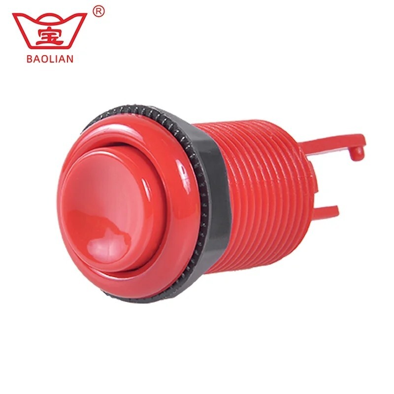 8X Baolian 28 mm American Style Push Button Arcade Button Kit Microswitch