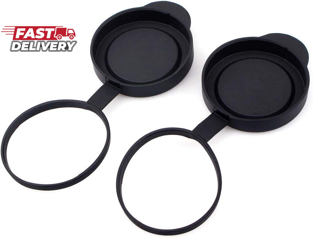 SVBONY Protective Rubber Objective Lens Caps for Fits Binoculars with Outer Diam
