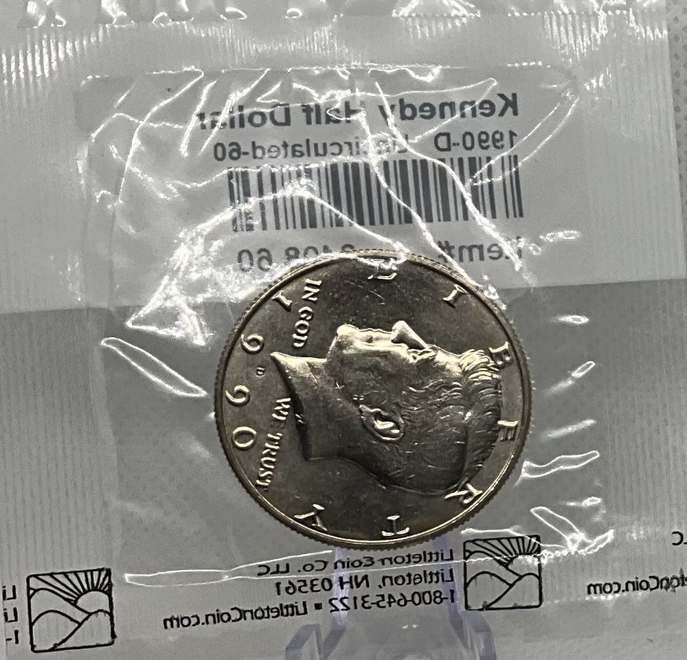 1990-D Kennedy Half Dollar Uncirculated-60