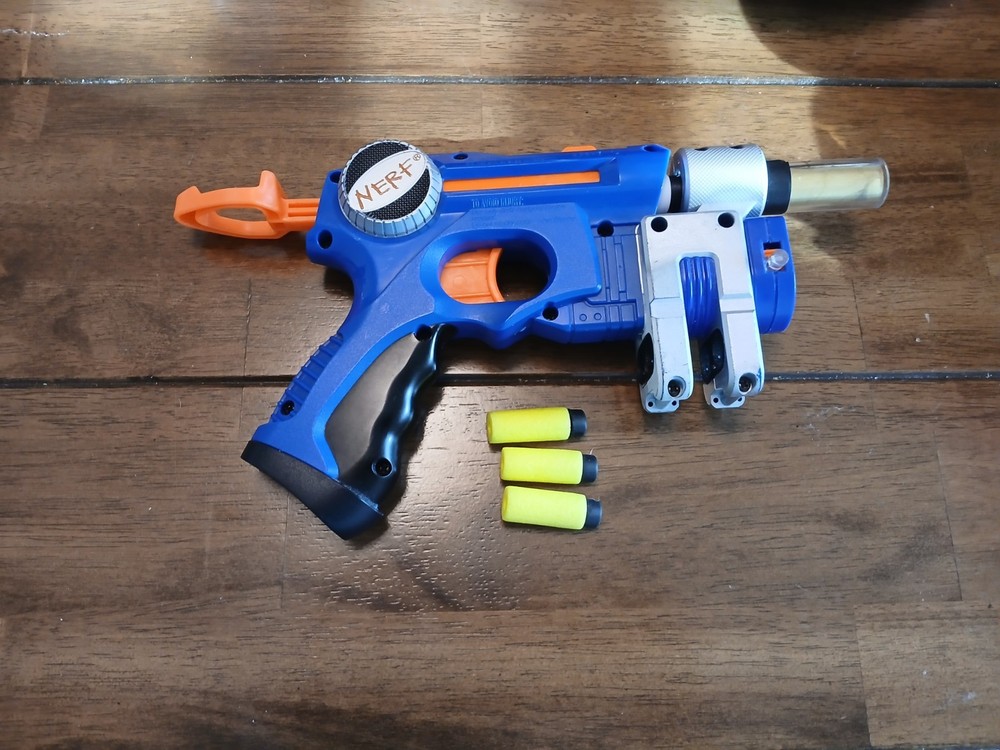 Modified Nerf Nitefinder (2004) - Blue Edition