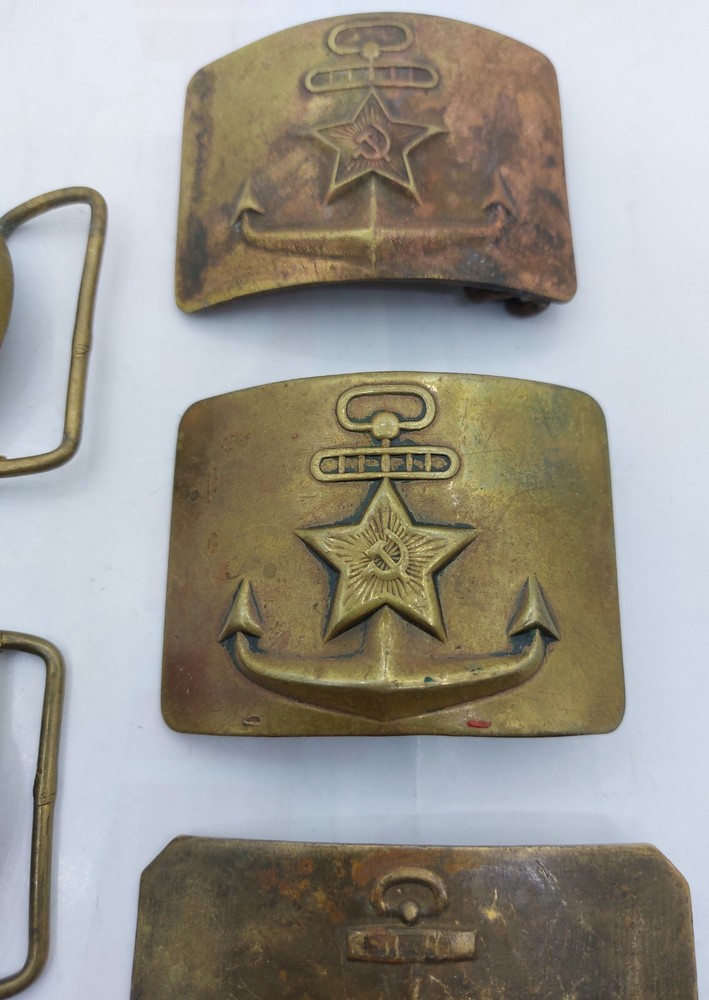 USSR military belt buckles