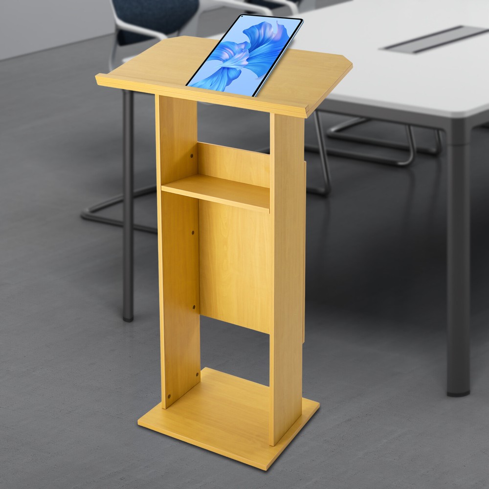 47.7" Conference Presentation Stand with Wheels - Sturdy & Versatile