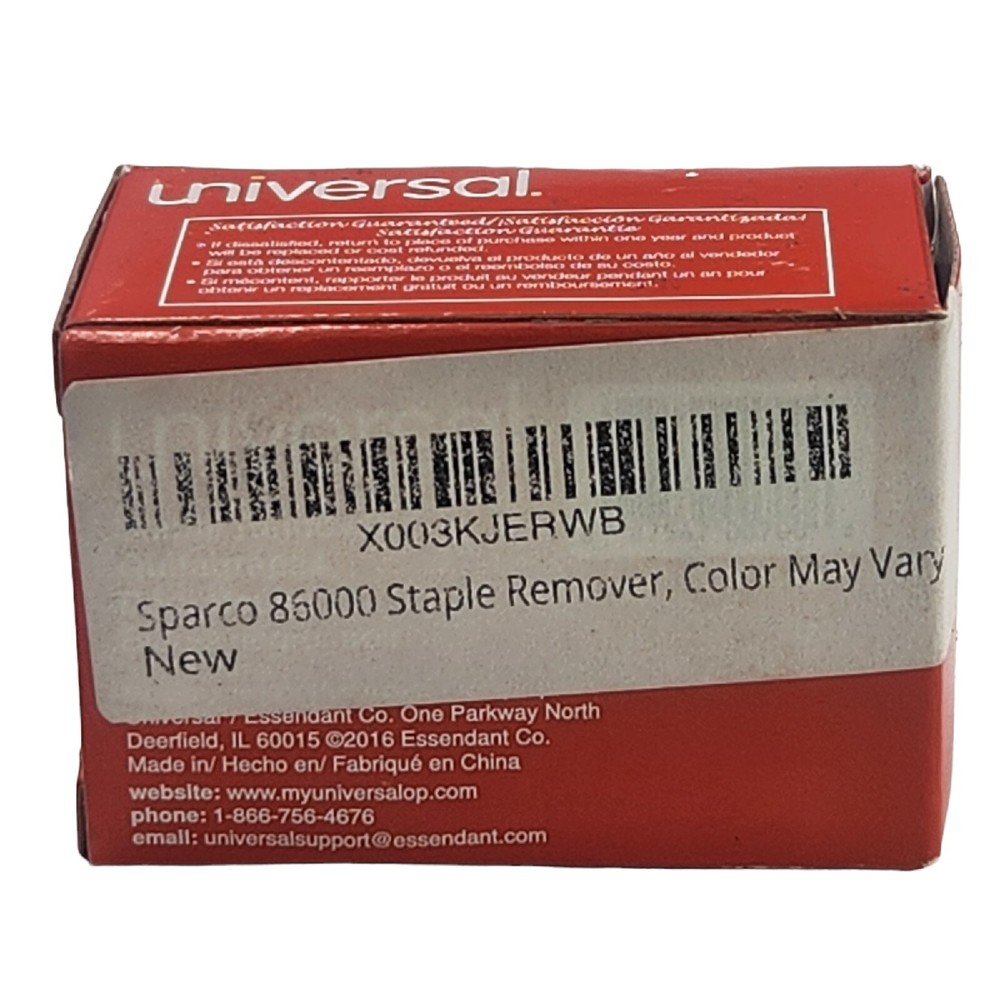 Sparco 86000 Staple Remover Black Universal UNV00700