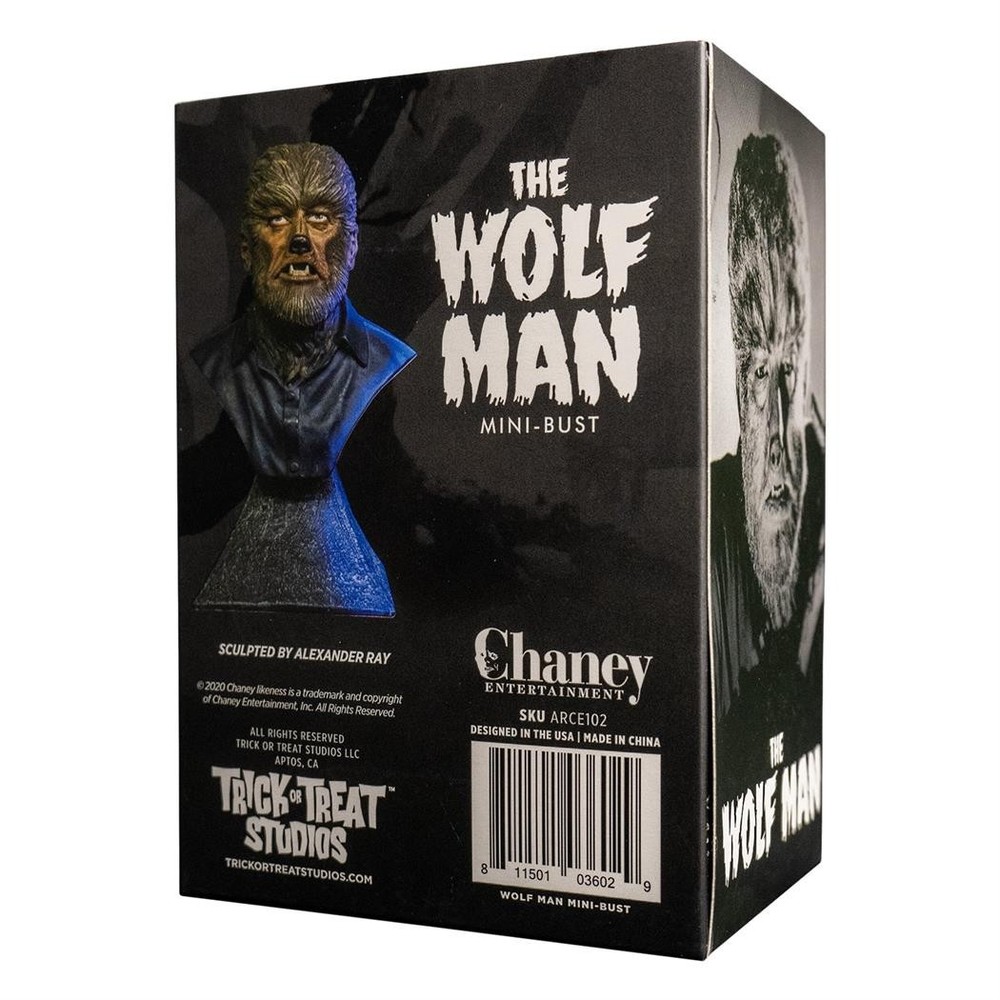 WOLF MAN MINI BUST - Trick Or Treat Studios