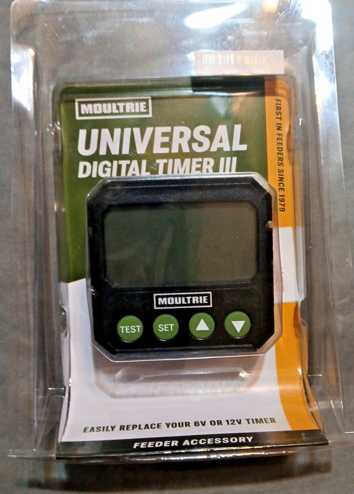 Moultrie Universal Digital Timer III - Deer Feeder Timer - Digital Timer System