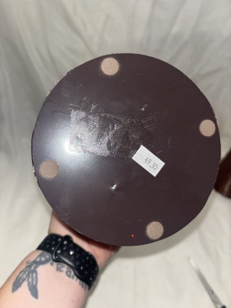 18” Christmas Sparkly Cone Tree Dark Brown
