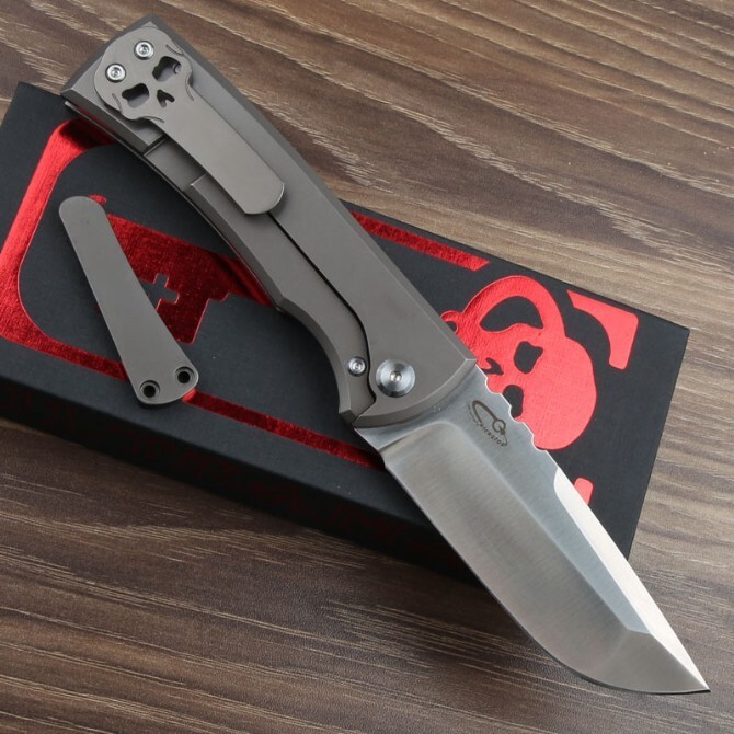 8'' New FoldingTools M390 Blade TC4 T4C Handle Camping Tools VTF107