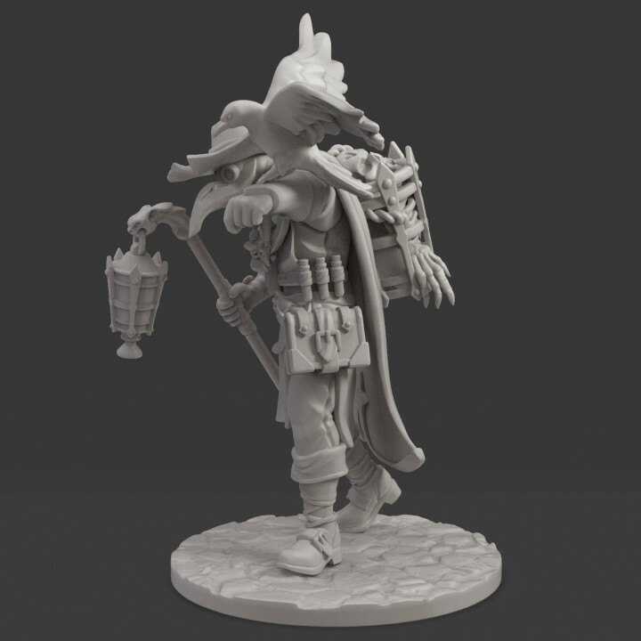 Dr. Corvus Miniature | D&D DnD | RPG | Mini