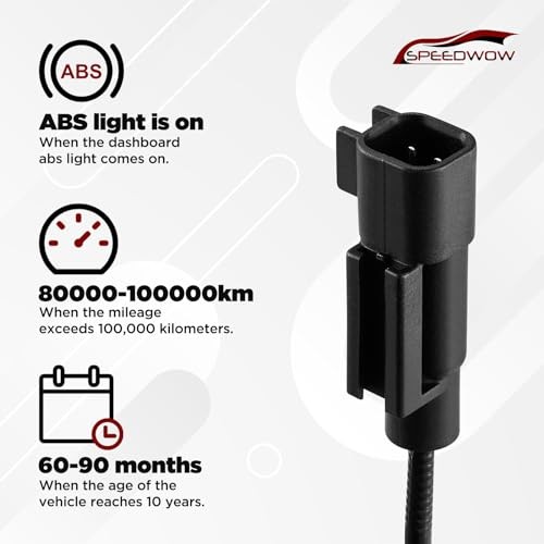ABS Wheel Speed Sensor Front Left/Right Compatible with 2013 2014 2015 2016