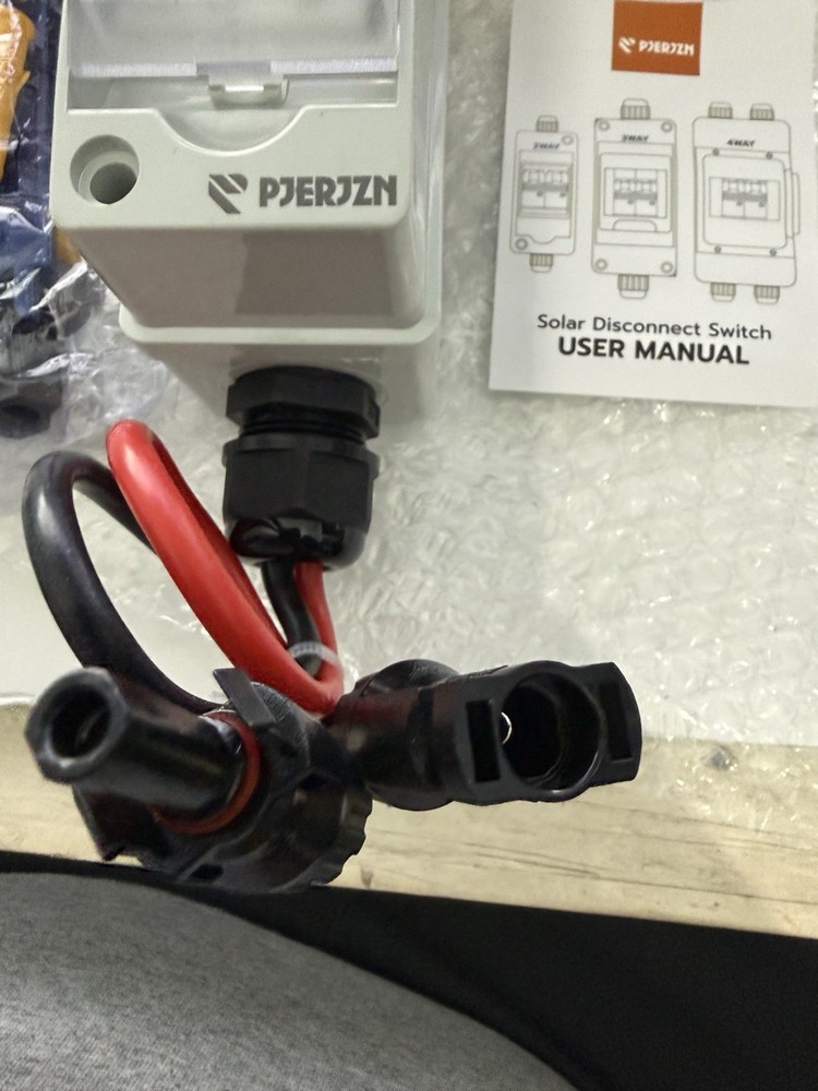 Pjerjzn Solar Panel Disconnect Switch 1000V 50A Pdb63