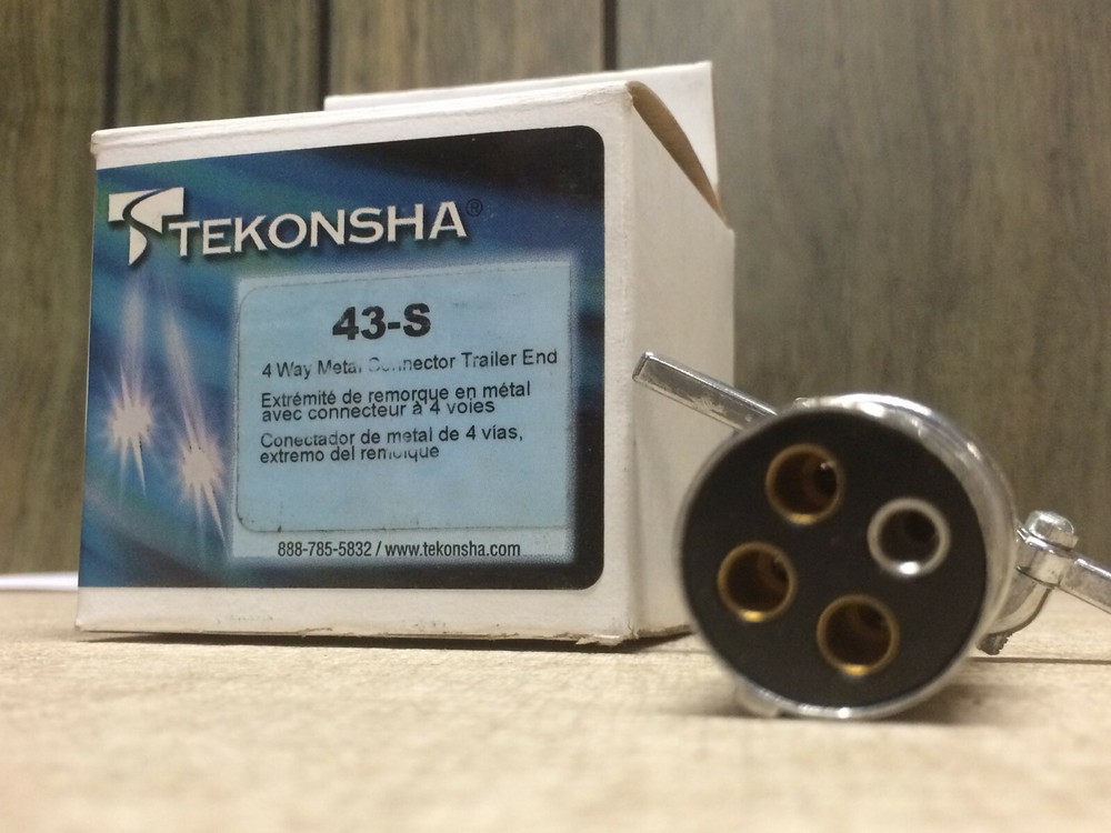 Tekonsha 4 way metal connector - Trailer End