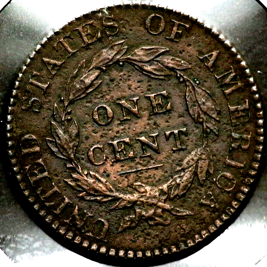 1822 Coronet Head Large One Cent RC240