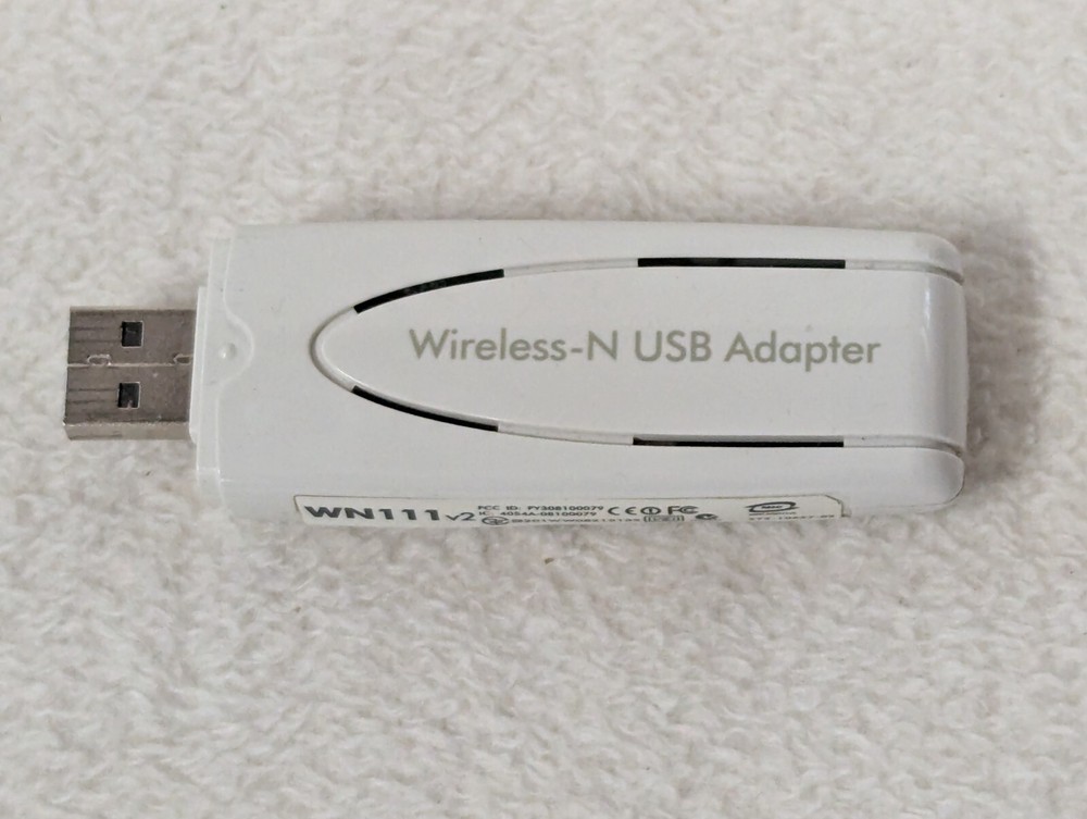 NETGEAR Wireless-N USB Adapter WN111v2 WHITE Portable Compact Mini Wireless 2.0