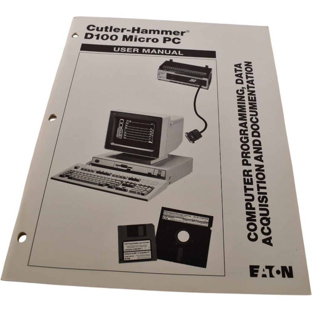 NEW Eaton ND-119 D100 Micro PC User Manual Computer Programming Data Acquisition