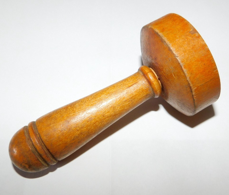 Vintage Wood Sock Darner Darning Sewing Tool