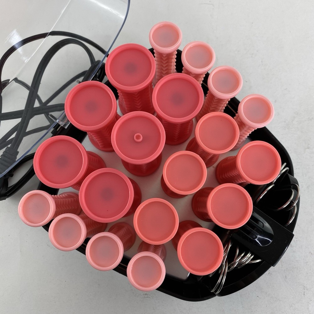 Conair Curls & Waves HS83N Compact Hot Roller Set 20-Piece Hair Rollers