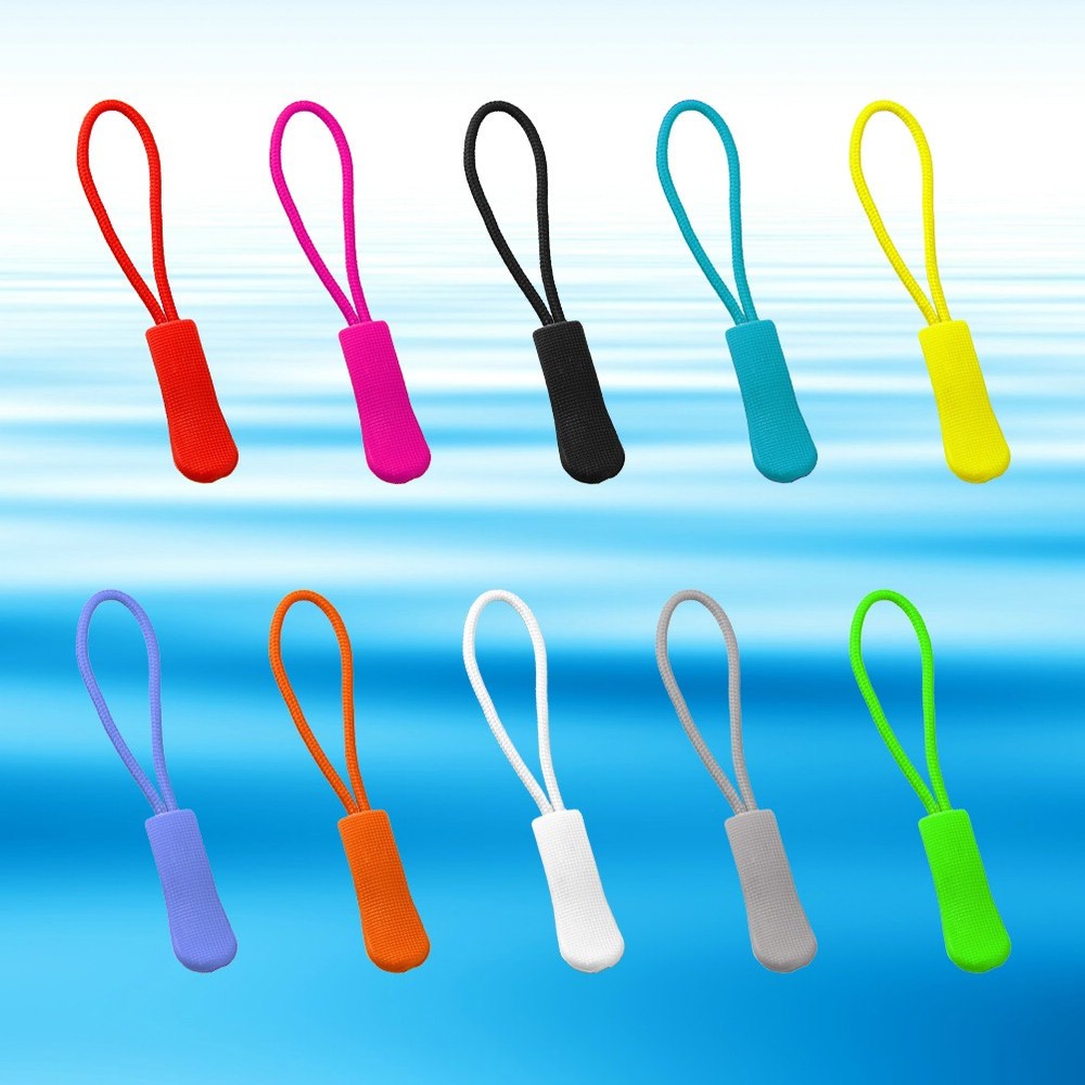 100PCS Injection Zipper Pull Head Rope TPU Pull Head Luggage Shoe Boots Apparel