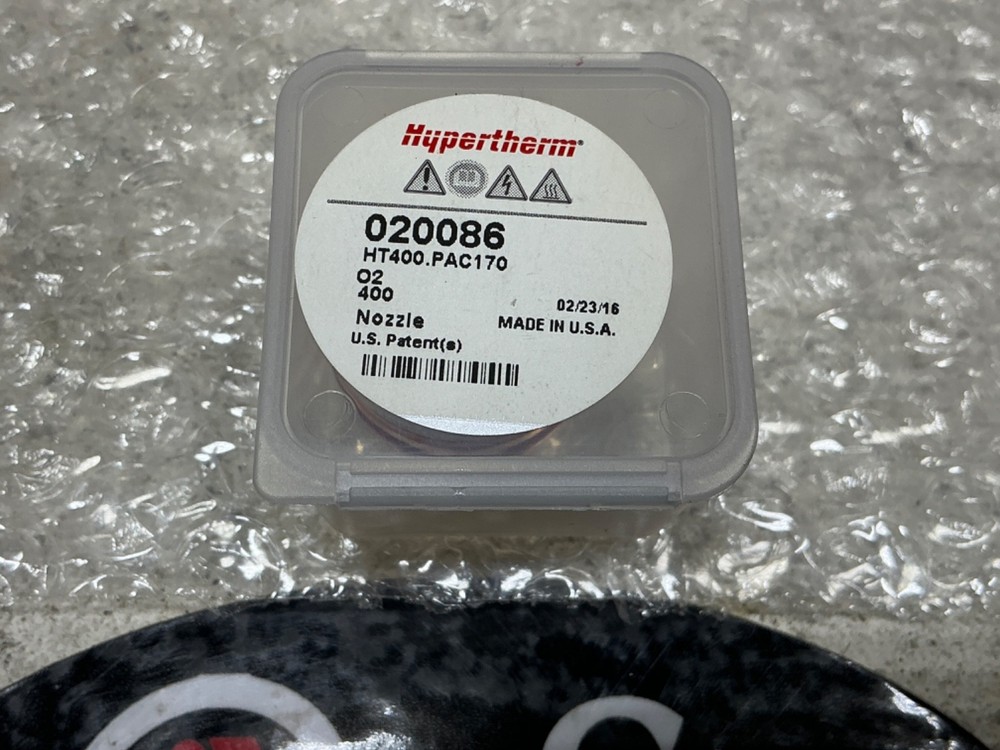 HYPERTHERM 020086 PLASMA CUTTER NOZZLE HT400 PAC170