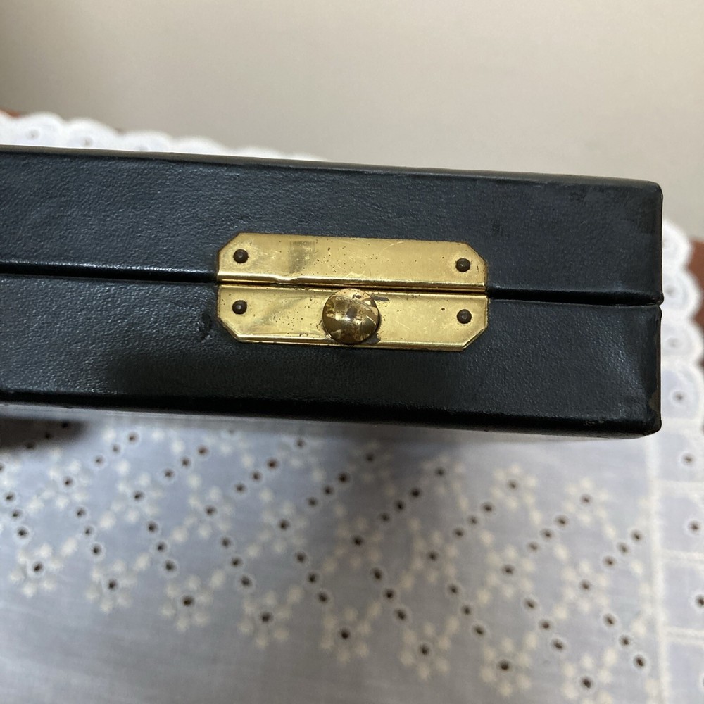 L.D. McCauley Inc Leather Hard Shell Presentation Box Case