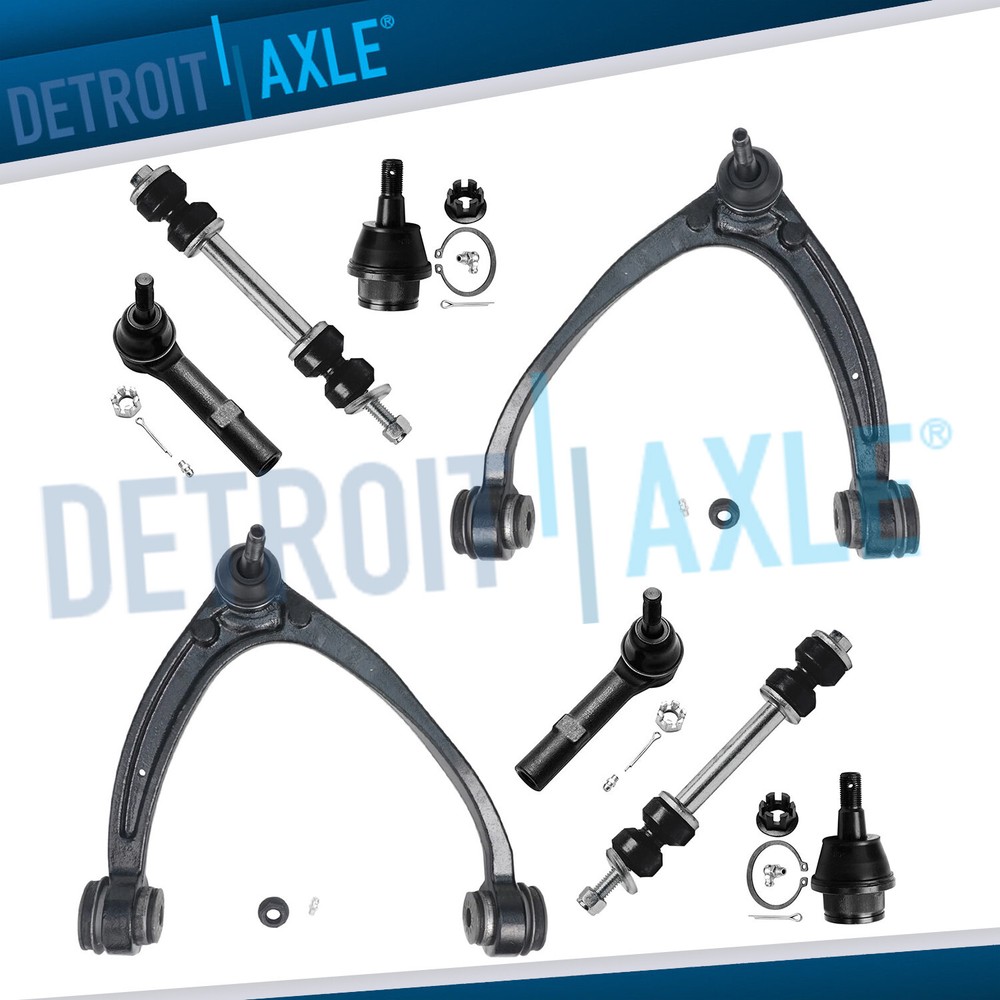 For 2007-2013 Chevy Silverado 1500 Front Upper Control Arms Sway Bar Links Kit