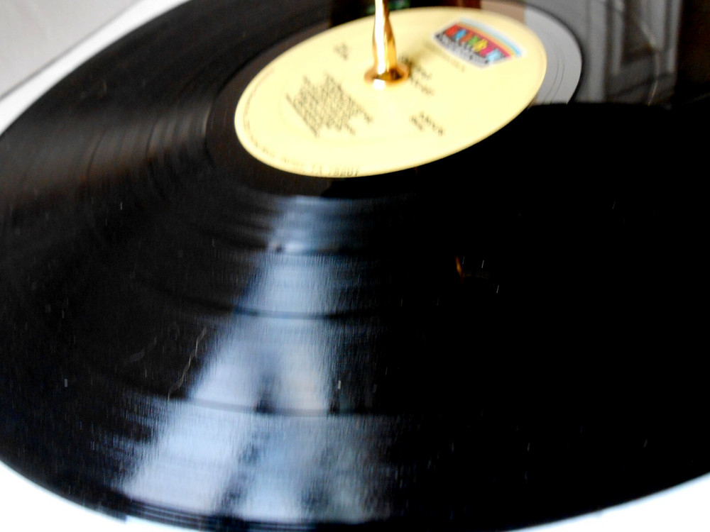 Vinyl Record Cupcake Stand-Lot# 35