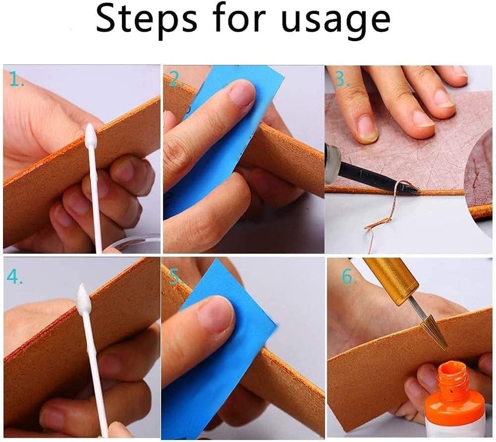 Compact Leather Edge Dye Pen and Roller Applicator - Perfect for DIY Projects