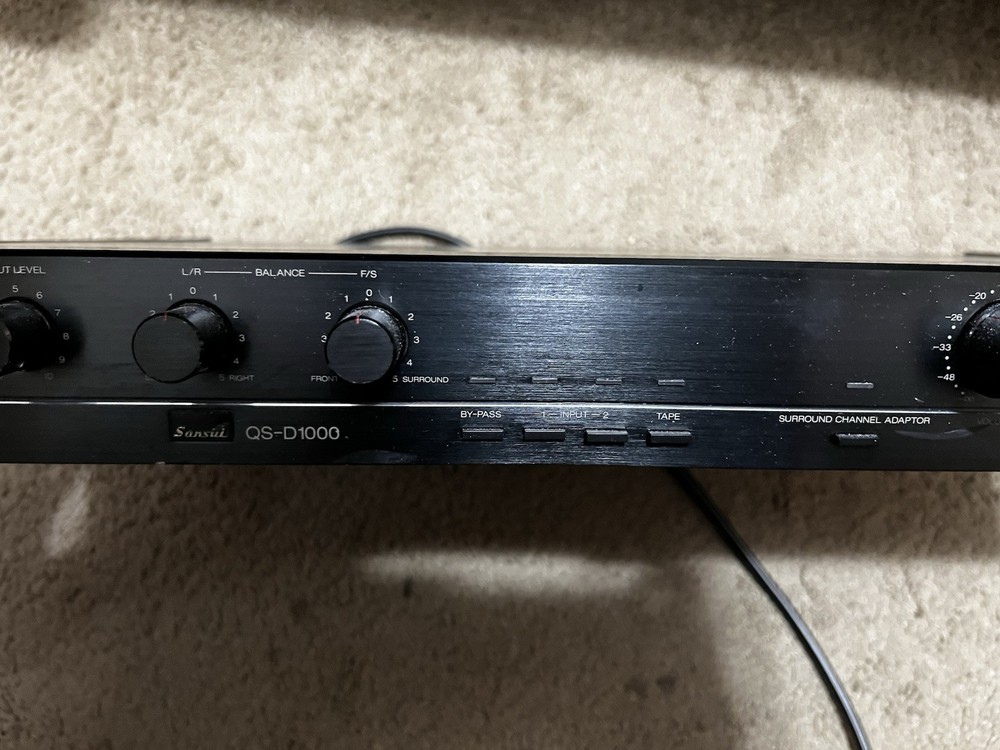 SANSUI QS-D1000 QS DECODER SUPER RARE AS-IS READ DESCRIPTION