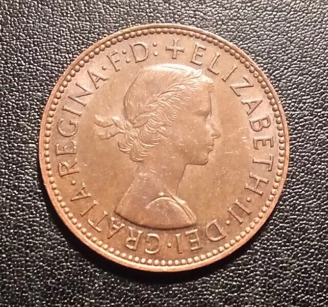 1965 Great Britain Half Penny