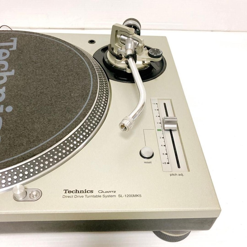 Technics SL-1200MK5 pair set silver DJ Turntable technics sl1200mk5 jp