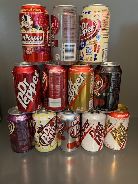 Dr Pepper Can Collector Starter Kit (12 pack)