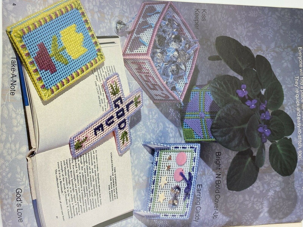 The Kitchen Etc Book Needlework on Plastic Canvas Needlepoint Mrs Putter #7612
