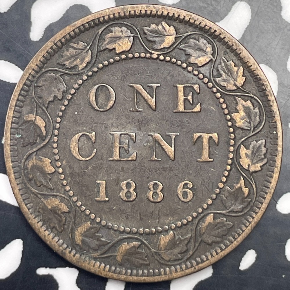 1886 Canada Large Cent Lot#C1355 Nice!