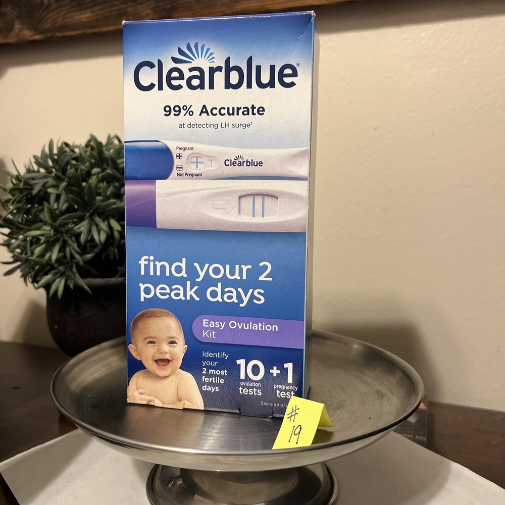 Clearblue Easy Ovulation Kit 10 Tests 1 pregnancy test 10/25