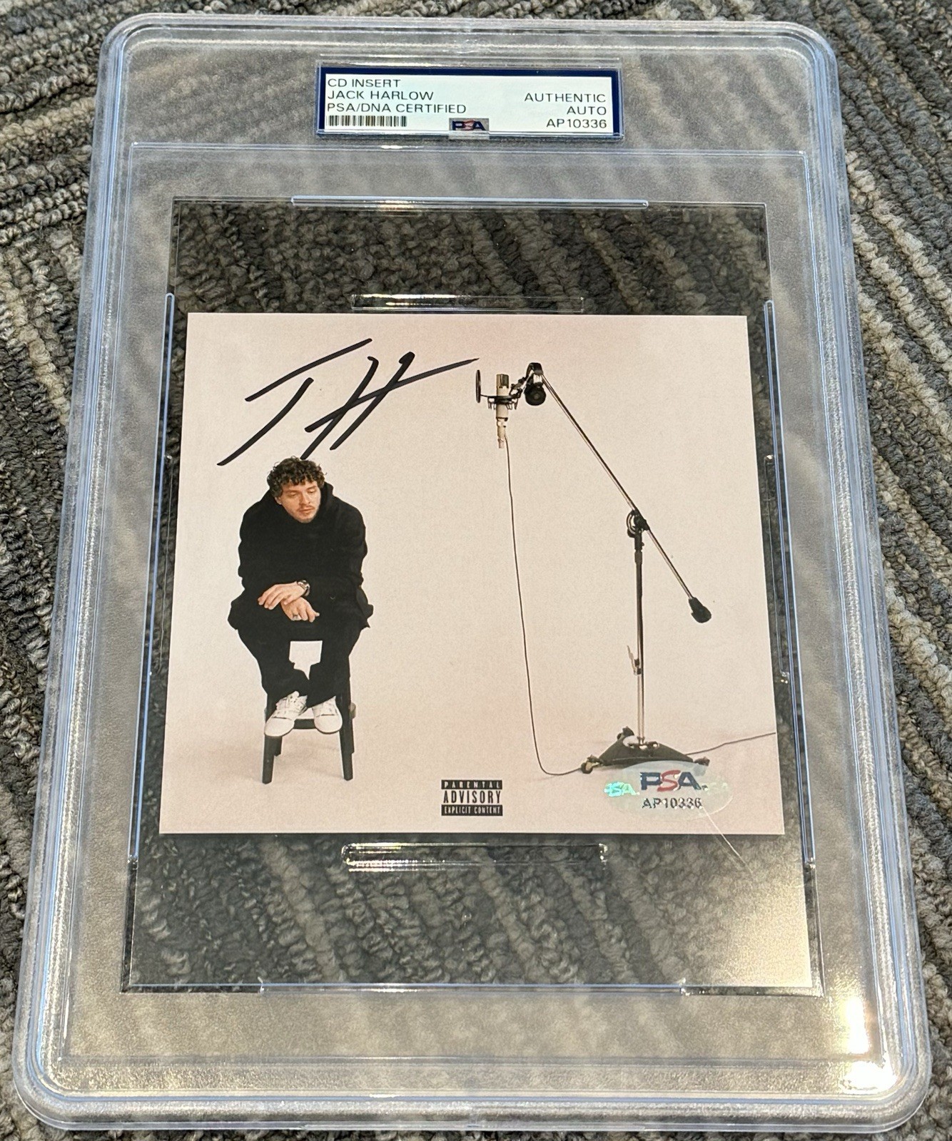 Jack Harlow Signed Autograph Come Home The Kids Miss You CD Booklet PSA/DNA QTY