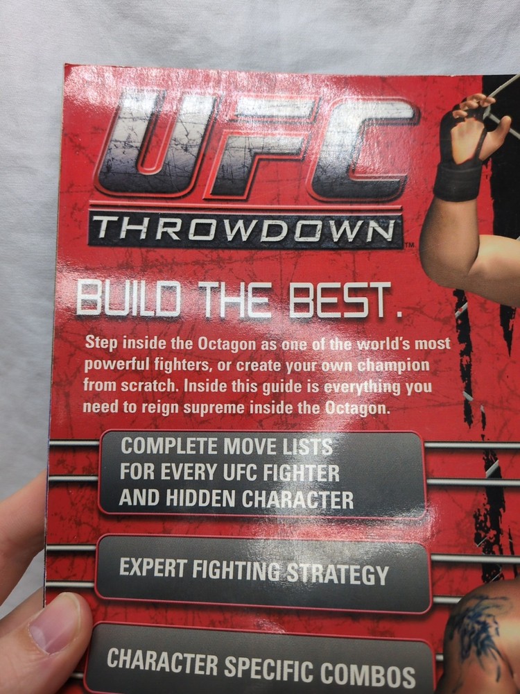 UFC Throwdown Official Strategy Guide Book