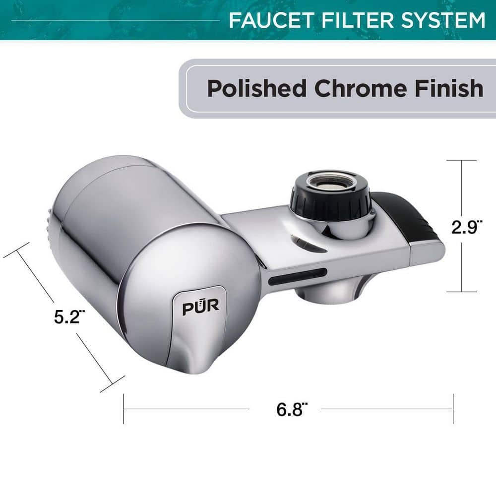 PUR PLUS Faucet Mount Filtration System, Chrome