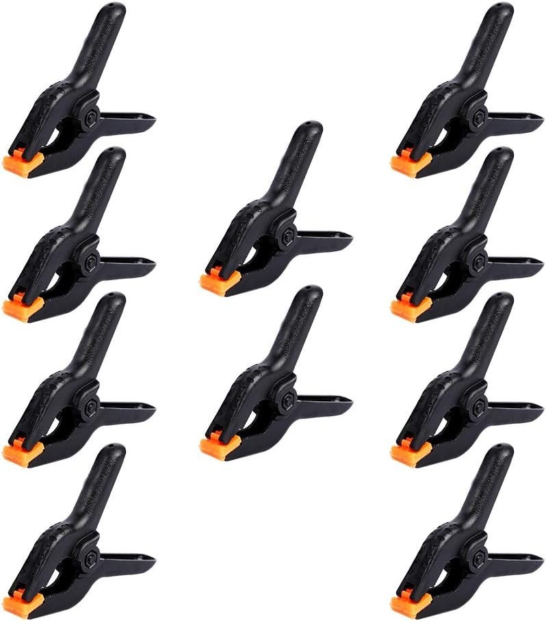 Ergonomic 3.5 Inch Spring Clamps, 10 Pack - Durable & Versatile for DIY Projects