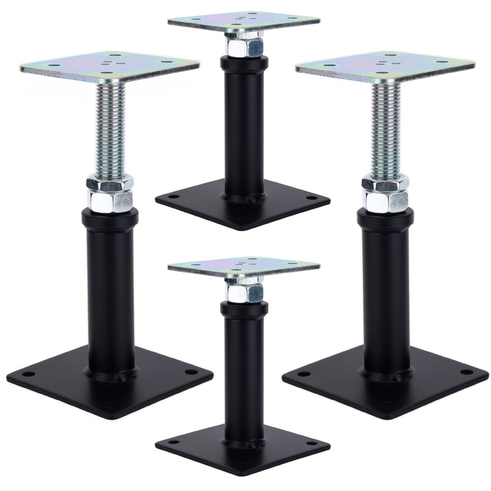 2 Pack Adjustable Floor Jack Post, 6’’9’’ Height Range, House Floor Jacks Pos...