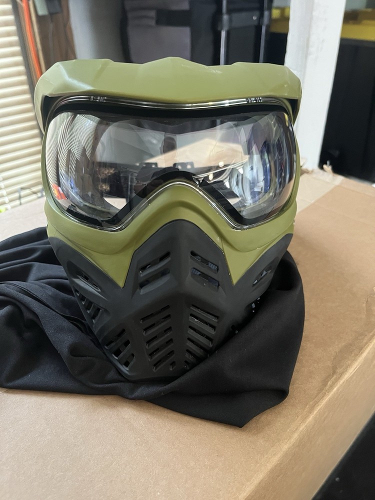 Used Vforce Grilz 2 Mask OD Green