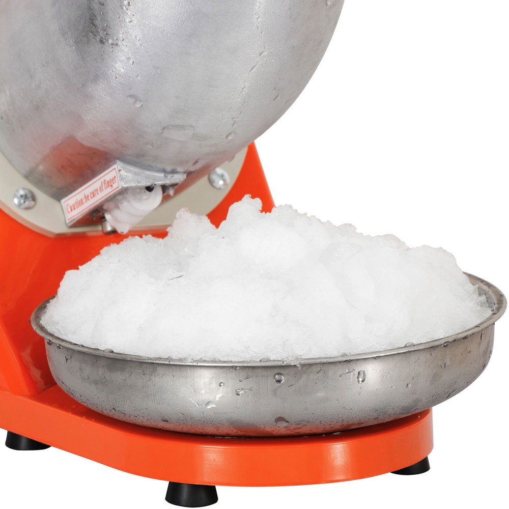 4PCS Ice Shaving Crusher Machines Sharp Blade Ice Maker for Home Kitchen Orange
