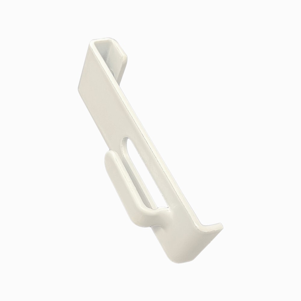 100 Pieces White Gridwall Utility Hook For Grid Panel Display - Picture Notch