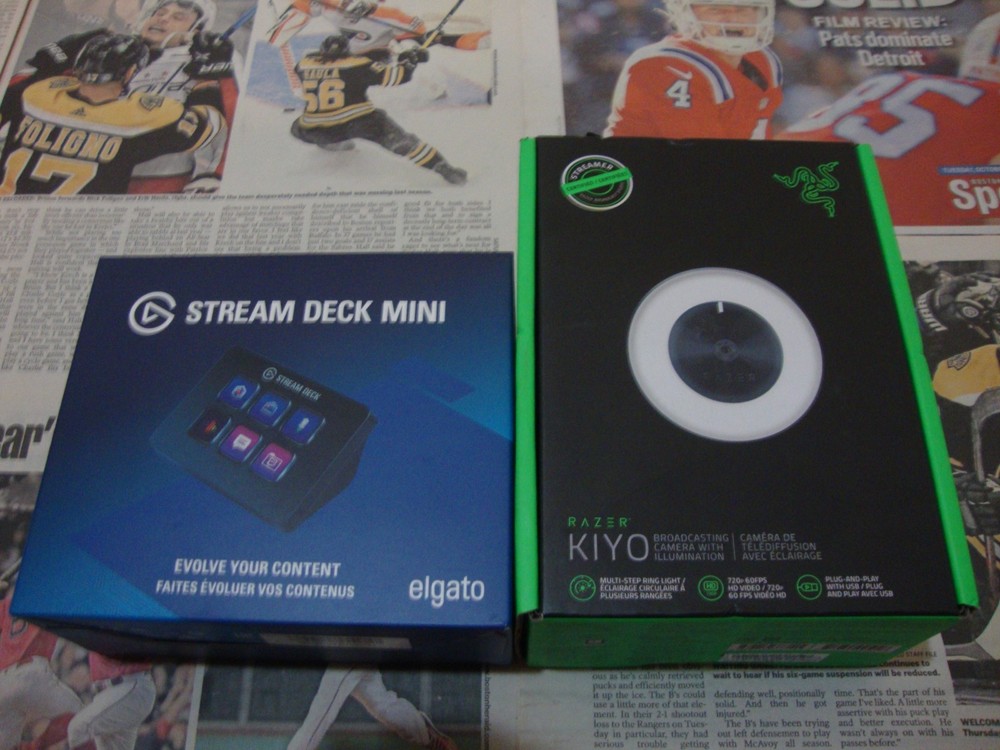 Elgato Stream Deck Mini/ Razer Kiyo LOT