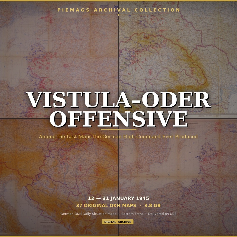 WW2 German Staff Maps Vistula-Oder 1945 Soviet Offensive – 37 Maps + Guide PDFs