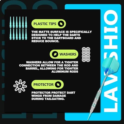 Soft Tip Darts Sets - Soft Tip Darts for Electronic Dartboard Blue-Green